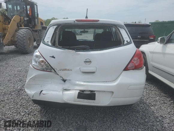 2012 Nissan Versa S with VIN 3N1BC1CP9CL374373, listed as a Copart auction lot 51762575 with 163,973 mi miles and Salvage Title. Bid and sale history available at carsss.com. Image 6.