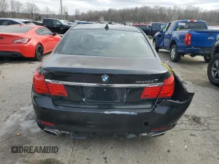 2012 BMW 7 Series with VIN WBAKX8C57CC198473, listed as a Copart auction lot 41858265 with 86,741 mi miles and Salvage title. Bid and sale history available at DreamBid. Image 6.