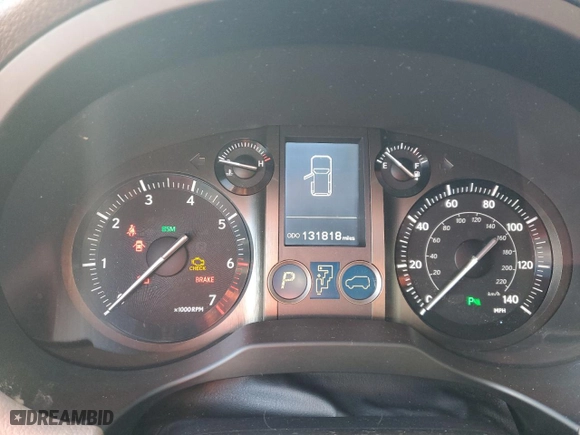 2014 Lexus GX 460 with VIN JTJBM7FX3E5086115, listed as a Copart auction lot 80764494 with 131,818 mi miles and Salvage Title. Bid and sale history available at carsss.com. Image 9.