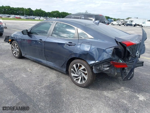 2017 Honda Civic Sedan EX with VIN 19XFC2F70HE020219, listed as a IAAI auction lot 40911894 with 85,538 mi miles. Bid and sale history available at carsss.com. Image 3.