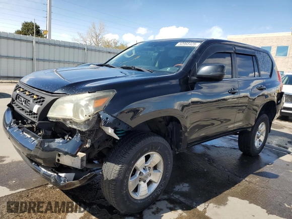 2010 Lexus GX 460 with VIN JTJBM7FX2A5008760, listed as a Copart auction lot 50968425 with 176,285 mi miles and Salvage Title. Bid and sale history available at DreamBid. Image 1.