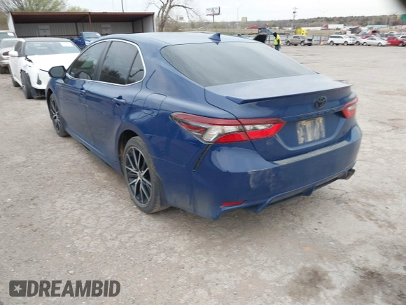 2023 Toyota Camry SE with VIN 4T1G11AK5PU161881, listed as a IAAI auction lot 41856376 with 46,276 mi miles. Bid and sale history available at carsss.com. Image 3.