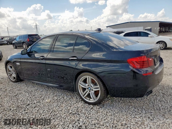 2015 BMW 5 Series 550i with VIN WBAKN9C50FD961539, listed as a Copart auction lot 62201055 with 129,182 mi miles and Clean title. Bid and sale history available at DreamBid. Image 2.
