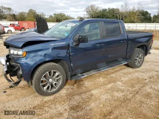 2019 Chevrolet Silverado 1500 LT with VIN 3GCPWCEK8KG281665, listed as a Copart auction lot 86834944 with 119,477 mi miles and Salvage Title. Bid and sale history available at carsss.com. Image 1.