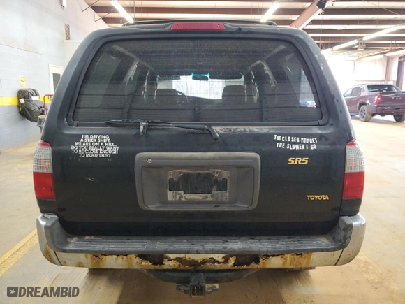 1999 Toyota 4Runner SR5 with VIN JT3HN86R9X0196866, listed as a Copart auction lot 48176325 with 364,300 mi miles and Salvage Title. Bid and sale history available at carsss.com. Image 6.
