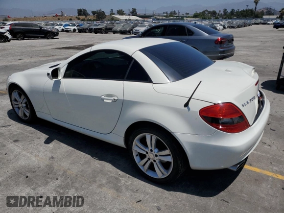 2010 Mercedes-Benz SLK 300 with VIN WDBWK5EA0AF232677, listed as a Copart auction lot 64066045 with 113,726 mi miles and Salvage title. Bid and sale history available at DreamBid. Image 2.