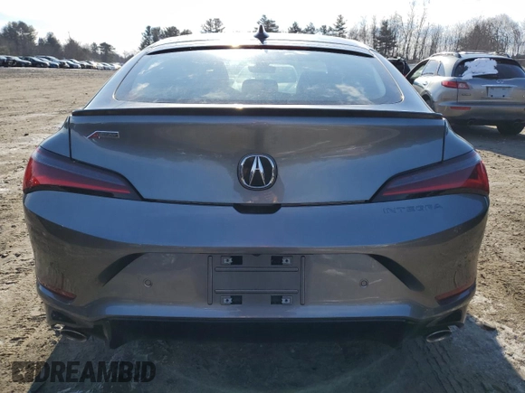2024 Acura Integra Technology with VIN 19UDE4G72RA001026, listed as a Copart auction lot 88867455 with 14,540 mi miles and Salvage title. Bid and sale history available at DreamBid. Image 6.