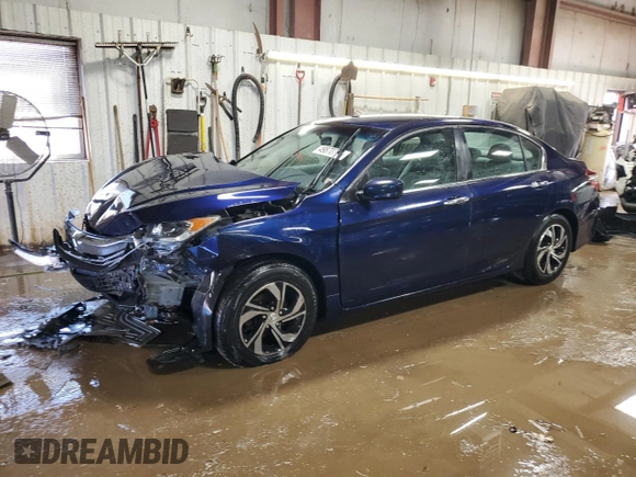 2016 Honda Accord Sedan LX with VIN 1HGCR2F35GA201589, listed as a Copart auction lot 49870775 with 81,129 mi miles and Salvage Title. Bid and sale history available at carsss.com. Image 1.