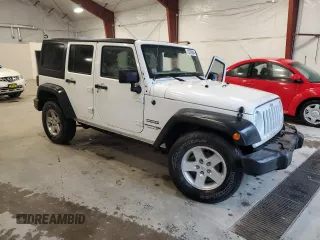 2018 Jeep Wrangler JK Unlimited Sport S with VIN 1C4HJWDG3JL829333, listed as a Copart auction lot 72429984 with 0 mi miles and Salvage Title. Bid and sale history available at carsss.com. Image 4.