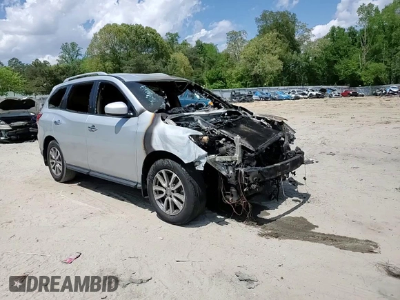 2014 Nissan Pathfinder SL with VIN 5N1AR2MM0EC700931, listed as a Copart auction lot 55628675 with Not provided miles and Salvage title. Bid and sale history available at DreamBid. Image 14.