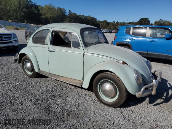 1965 Volkswagen Beetle with VIN 115481857, listed as a Copart auction lot 75403564 with 73,375 mi miles and Salvage Title. Bid and sale history available at DreamBid. Image 4.