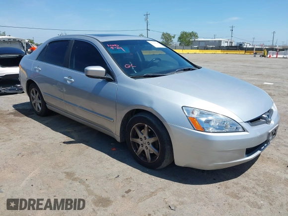 2003 Honda Accord EX z VIN 1HGCM66573A019233, wystawiony jako IAAI lot #42142546 z przebiegiem 213 128 mil mil oraz . Historia ofert i sprzedaży dostępna na DreamBid. Obrazek 1.