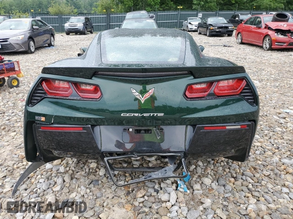 2014 Chevrolet Corvette 2LT with VIN 1G1YC2D7XE5127466, listed as a Copart auction lot 61139044 with 14,515 mi miles and Salvage Title. Bid and sale history available at carsss.com. Image 6.