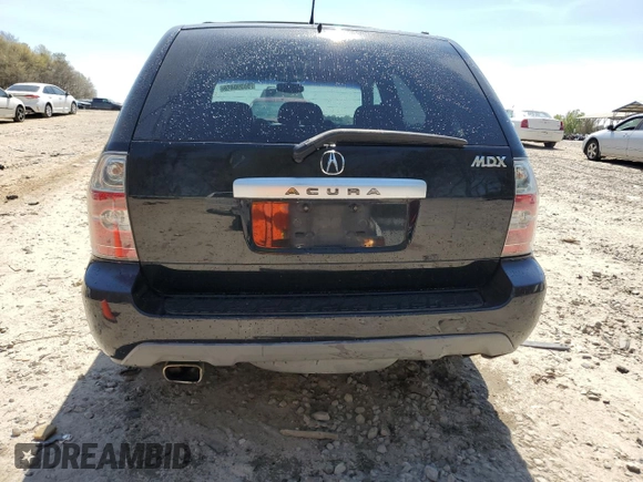 2004 Acura MDX with VIN 2HNYD18234H522720, listed as a Copart auction lot 50390425 with 217,077 mi miles and Salvage Title. Bid and sale history available at carsss.com. Image 6.