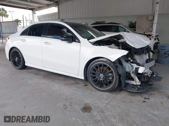 2021 Mercedes-Benz A 220 with VIN W1K3G4EB8MJ267581, listed as a IAAI auction lot 42561173 with 56,608 mi miles and . Bid and sale history available at DreamBid. Image 1.