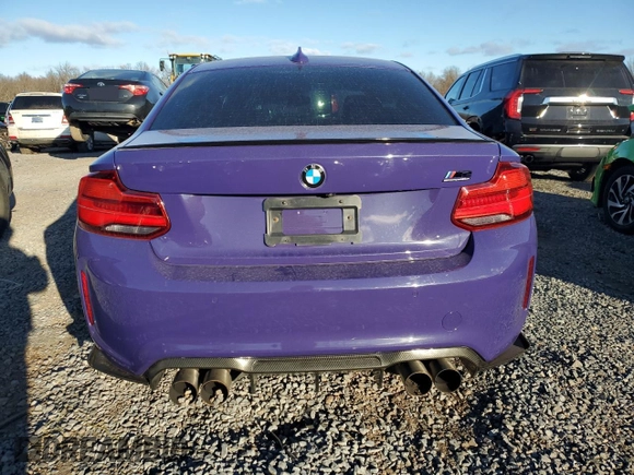 2019 BMW M2 Competition z VIN WBS2U7C56K7D52745, wystawiony jako Copart lot #82582104 z przebiegiem 27 731 mil mil oraz Szkoda całkowita • Salvage title. Historia ofert i sprzedaży dostępna na DreamBid. Obrazek 6.