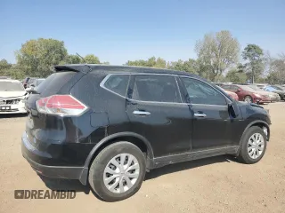 2015 Nissan Rogue S with VIN KNMAT2MT8FP584837, listed as a Copart auction lot 74012154 with 66,242 mi miles and Salvage Title. Bid and sale history available at carsss.com. Image 3.