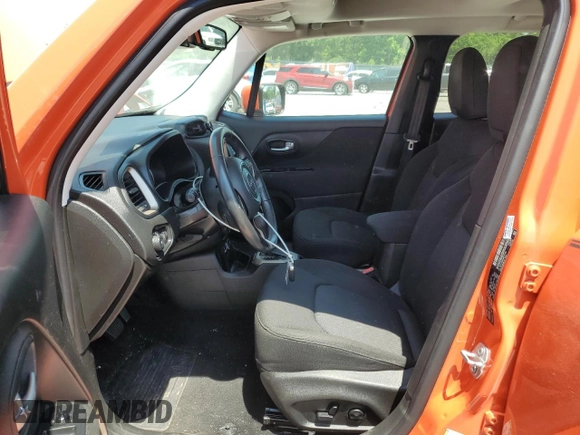 2017 Jeep Renegade Latitude with VIN ZACCJABBXHPF77140, listed as a Copart auction lot 54737895 with 157,373 mi miles and Salvage title. Bid and sale history available at DreamBid. Image 7.