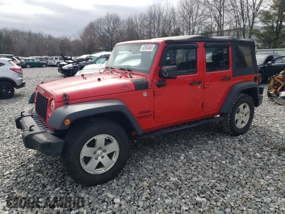 2015 Jeep Wrangler Unlimited Willys Wheeler with VIN 1C4BJWDG2FL542045, listed as a Copart auction lot 52903465 with 86,205 mi miles and Clean Title. Bid and sale history available at DreamBid. Image 1.
