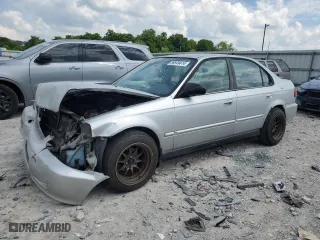 1999 Honda Civic VP with VIN 2HGEJ6618XH538197, listed as a Copart auction lot 59549414 with 180,241 mi miles and Salvage Title. Bid and sale history available at carsss.com. Image 1.