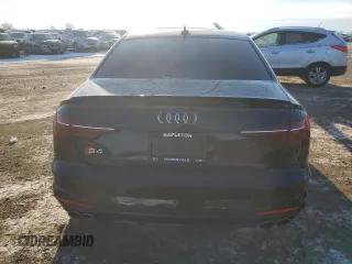 2021 Audi S4 Premium Plus with VIN WAUB4AF44MA027812, listed as a Copart auction lot 42295045 with 0 mi miles and Salvage Title. Bid and sale history available at carsss.com. Image 6.