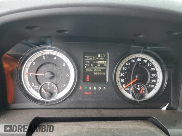 2015 Ram 1500 Express with VIN 1C6RR7FT2FS717656, listed as a Copart auction lot 43850385 with 96,644 mi miles and Non repairable. Bid and sale history available at DreamBid. Image 9.