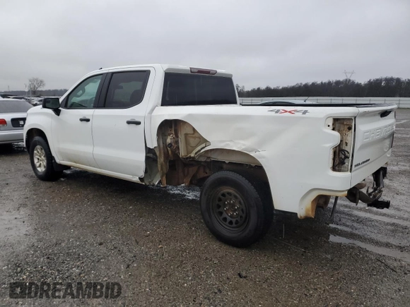 2022 Chevrolet Silverado 1500 with VIN 3GCPDAEK9NG640617, listed as a Copart auction lot 44462135 with 53,984 mi miles and Salvage Title. Bid and sale history available at DreamBid. Image 2.