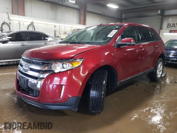 2014 Ford Edge SEL with VIN 2FMDK3JC5EBA99177, listed as a Copart auction lot 50951355 with 220,563 mi miles and Salvage Title. Bid and sale history available at carsss.com. Image 1.
