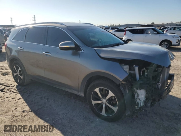 2017 Kia Sorento EX with VIN 5XYPH4A16HG207150, listed as a Copart auction lot 48208525 with 55,471 mi miles and Salvage title. Bid and sale history available at DreamBid. Image 4.