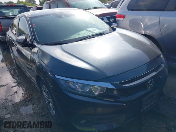 2017 Honda Civic Sedan LX with VIN 2HGFC2F6XHH552820, listed as a IAAI auction lot 42035350 with 1 mi miles. Bid and sale history available at carsss.com. Image 1.