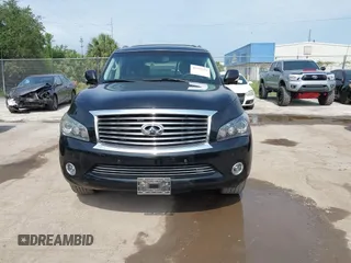 2014 Infiniti QX80 with VIN JN8AZ2NF0E9552320, listed as a IAAI auction lot 42339352 with 160,583 mi miles and . Bid and sale history available at DreamBid. Image 6.