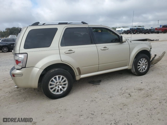 2010 Mercury Mariner Premier with VIN 4M2CN8H73AKJ06036, listed as a Copart auction lot 77542084 with 240,377 mi miles and Salvage Title. Bid and sale history available at carsss.com. Image 3.
