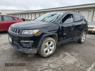 2018 Jeep Compass Altitude with VIN 3C4NJDBB7JT355356, listed as a Copart auction lot 60086775 with 88,790 mi miles and Salvage title. Bid and sale history available at DreamBid. Image 1.