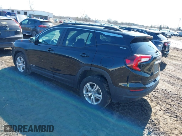 2024 GMC Terrain SLE with VIN 3GKALTEG4RL204534, listed as a IAAI auction lot 41763161 with 17,007 mi miles. Bid and sale history available at carsss.com. Image 3.