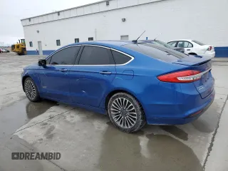 2017 Ford Fusion Titanium with VIN 3FA6P0SU7HR264551, listed as a Copart auction lot 50689735 with 90,367 mi miles and Salvage title. Bid and sale history available at DreamBid. Image 2.
