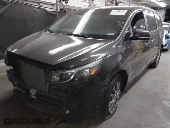 2017 Kia Sedona LX with VIN KNDMB5C17H6248168, listed as a IAAI auction lot 41881875 with 213,977 mi miles. Bid and sale history available at carsss.com. Image 18.