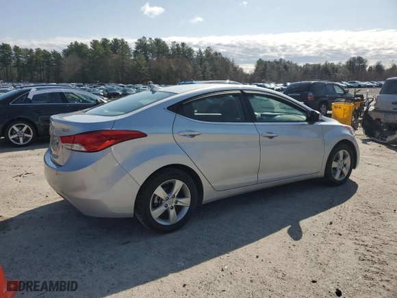 2012 Hyundai Elantra GLS PZEV with VIN 5NPDH4AE9CH112167, listed as a Copart auction lot 49947465 with 83,933 mi miles and Non Repairable. Bid and sale history available at carsss.com. Image 3.