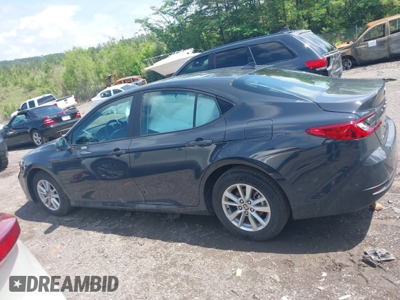 2025 Toyota Camry LE with VIN 4T1DAACK6SU584011, listed as a IAAI auction lot 42119086 with 7,229 mi miles and . Bid and sale history available at DreamBid. Image 14.