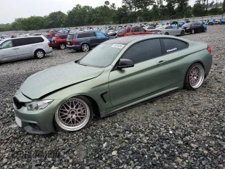 2017 BMW 4 Series 440i with VIN WBA4P1C55HK523005, listed as a Copart auction lot 54916354 with 99,425 mi miles and Salvage Title. Bid and sale history available at carsss.com. Image 1.