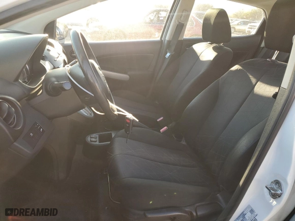 2013 Mazda Mazda2 Sport with VIN JM1DE1KZ3D0159928, listed as a Copart auction lot 51688645 with 130,670 mi miles and Salvage Title. Bid and sale history available at carsss.com. Image 7.