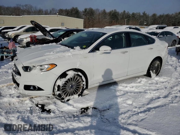 2014 Ford Fusion Titanium with VIN 3FA6P0K94ER277040, listed as a Copart auction lot 88780385 with 131,545 mi miles and Salvage Title. Bid and sale history available at DreamBid. Image 1.