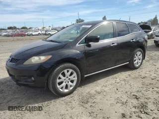 2007 Mazda CX-7 Sport with VIN JM3ER29L470125301, listed as a Copart auction lot 71650334 with 167,685 mi miles and Salvage Title. Bid and sale history available at carsss.com. Image 1.