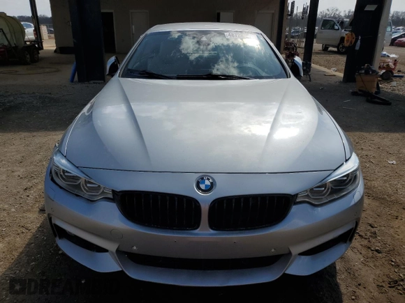 2015 BMW 4 Series 435i with VIN WBA3T3C57FP939561, listed as a Copart auction lot 48728785 with 116,009 mi miles and Salvage Title. Bid and sale history available at carsss.com. Image 5.