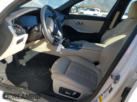 2019 BMW 3 Series 330i with VIN WBA5R1C59KAK09787, listed as a Copart auction lot 49501565 with 22,383 mi miles and Salvage Title. Bid and sale history available at carsss.com. Image 7.