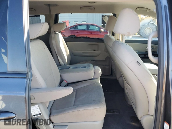2016 Kia Sedona LX with VIN KNDMB5C16G6194683, listed as a Copart auction lot 47828165 with 155,320 mi miles and Salvage Title. Bid and sale history available at carsss.com. Image 11.