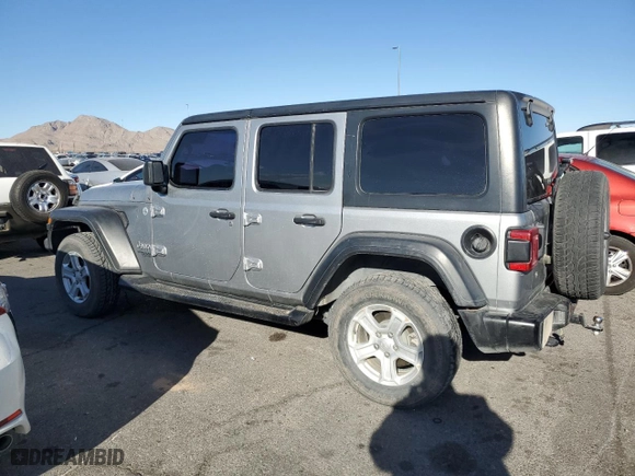 2019 Jeep Wrangler Unlimited Sport S with VIN 1C4HJXDG0KW577711, listed as a Copart auction lot 43161505 with 93,581 mi miles and Clean Title. Bid and sale history available at carsss.com. Image 2.