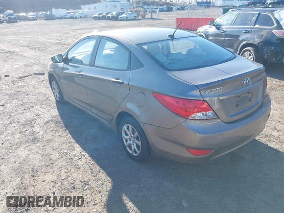 2012 Hyundai Accent GLS with VIN KMHCT4AE3CU114931, listed as a IAAI auction lot 41751304 with 166,831 mi miles. Bid and sale history available at carsss.com. Image 3.
