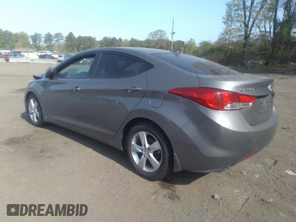2013 Hyundai Elantra GLS with VIN 5NPDH4AE4DH342328, listed as a IAAI auction lot 36543059 with 155,105 mi miles and . Bid and sale history available at DreamBid. Image 3.