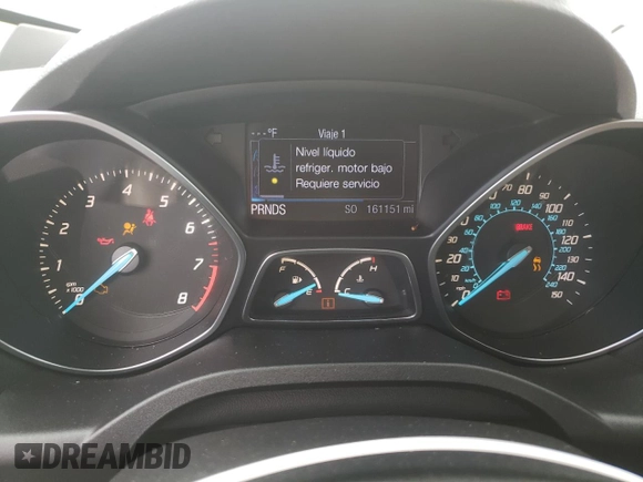 2013 Ford Escape SEL with VIN 1FMCU0HX5DUA81302, listed as a Copart auction lot 50839595 with 161,151 mi miles and Salvage title. Bid and sale history available at DreamBid. Image 9.