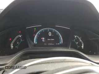 2020 Honda Civic LX with VIN 2HGFC2F69LH582299, listed as a Copart auction lot 47870445 with 75,603 mi miles and Salvage Title. Bid and sale history available at DreamBid. Image 9.